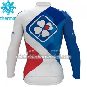 Wielershirt 2017 FDJ N001 Winter Thermal Fleece